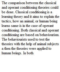 General Psychology Comparison